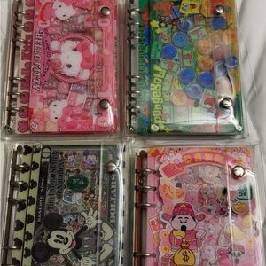 ACRYLIC SHAKER BINDER NOTEBOOKS